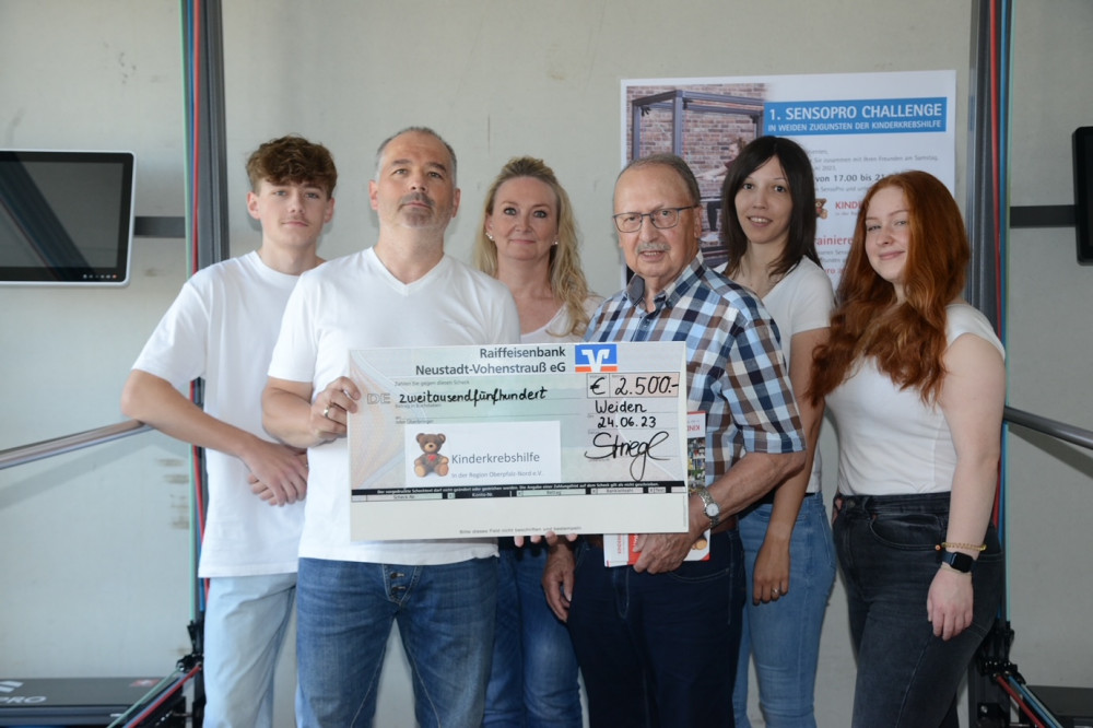 Jürgen Striegl spendet 2500 EURO