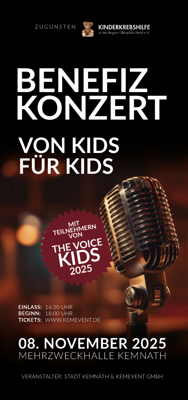 Benefizkonzert "VON KIDS FÜR KIDS" 2025