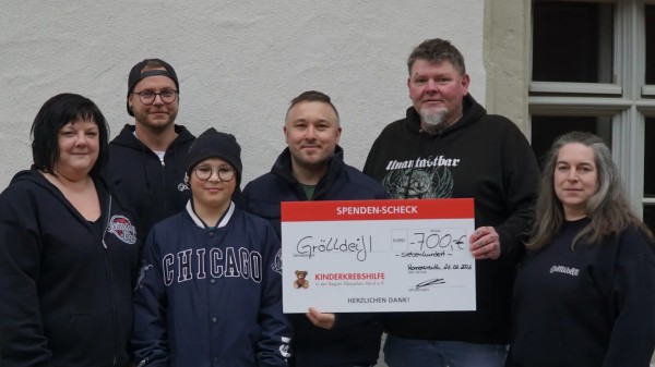 Gr&ouml;lldeifl spenden 700 Euro an die Kinderkrebshilfe in der Region Oberpfalz Nord e.V.