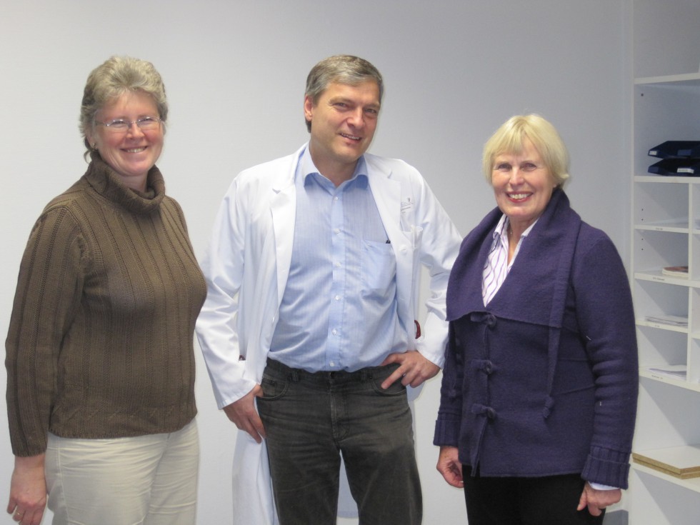 Besuch bei Chefarzt Dr. Schneble, Kinderklinik Weiden