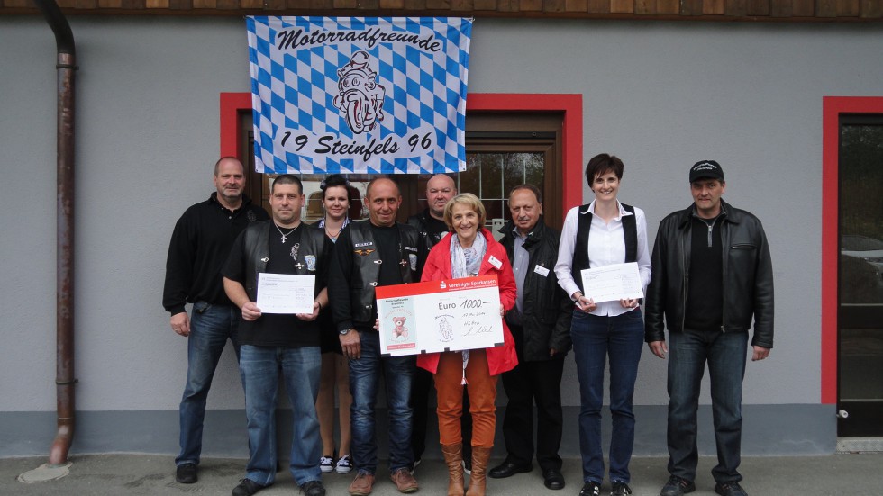 Motorradfreunde Steinfels Spenden