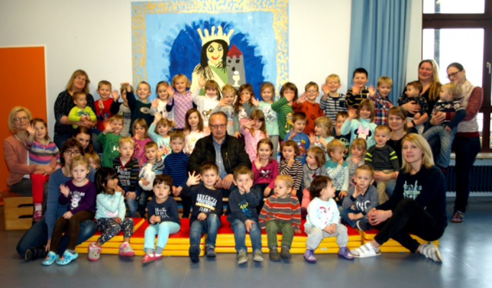 Kindergarten  in Speinshart spendet