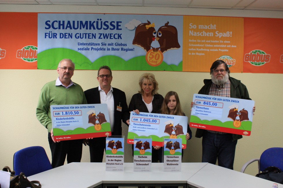 Globus in Schwandorf spendet über 1.810,50 €