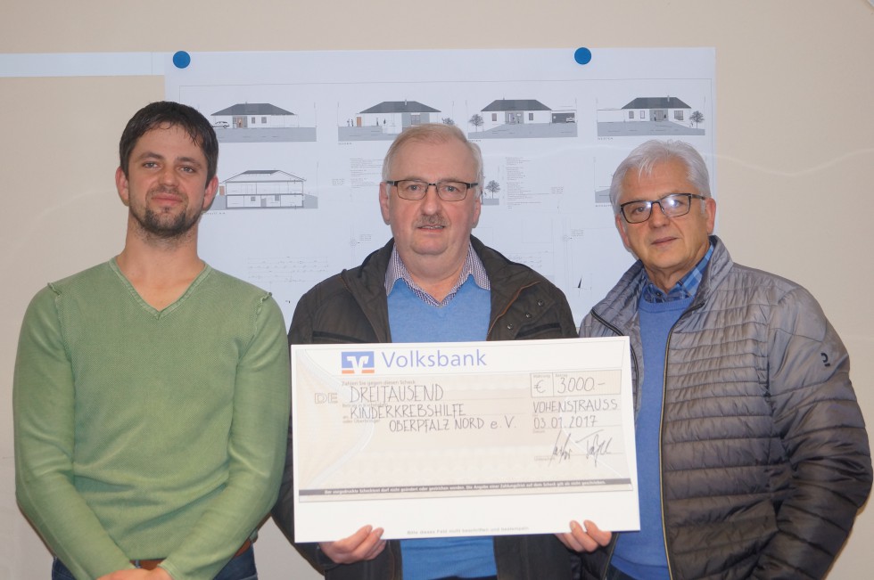 3000 Euro für die Kinderkrebshilfe in der Region Oberpfalz Nord