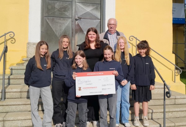 Griesbacher Ministranten spenden an Kinderkrebshilfe 