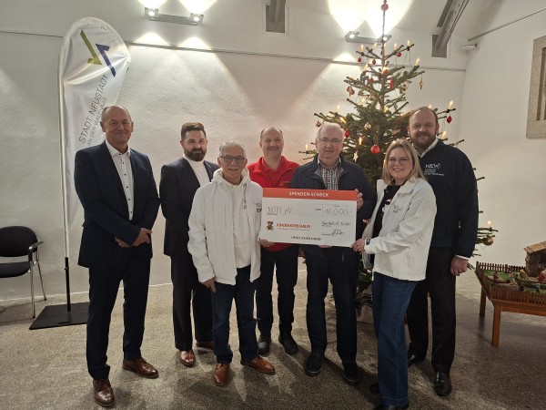 Nofi-Lauf bringt Weihnachtsfreude, 10.000 Euro f&uuml;r die Kinderkrebshilfe