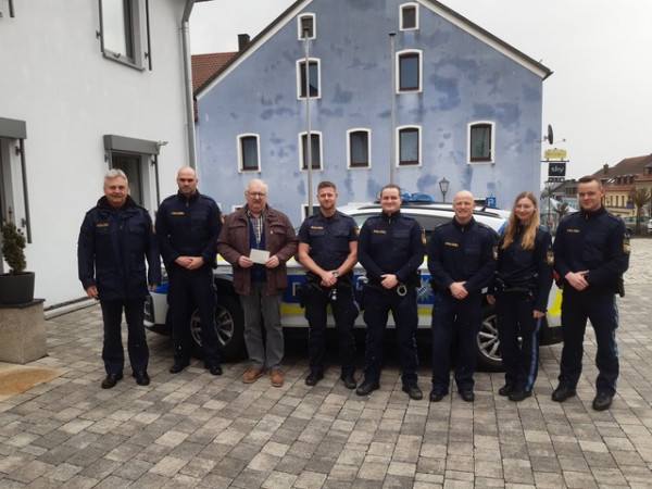 Polizei Eschenbach unterstützt bereits zum 3. Mal die Kinderkrebshilfe 