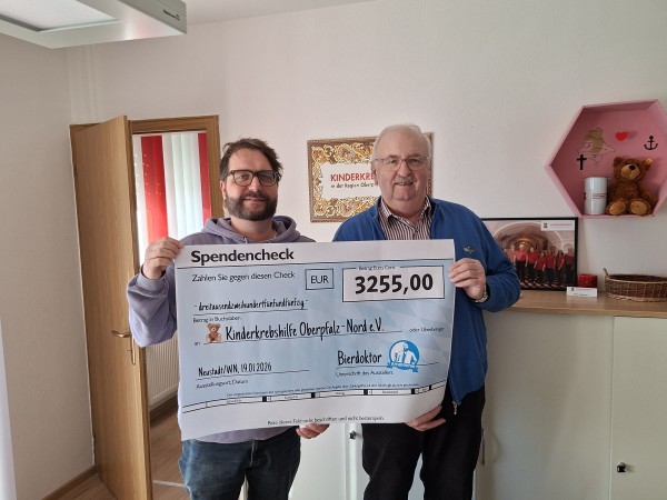 Radiologe spendet f&uuml;r Kinderkrebshilfe