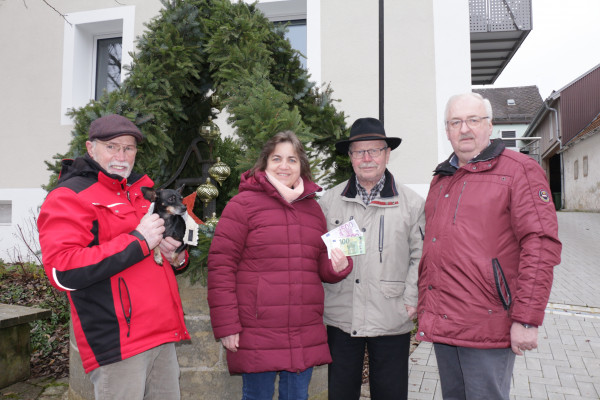 Albin und Frieda Zeitler spenden