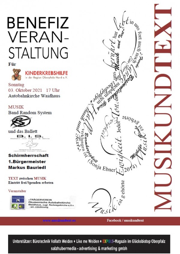 Benefinzveranstaltung MUSIKUNDTEXT